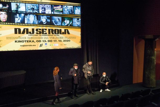 Pero Lovšin, Igor Bašin - Bigor, Igor Zupe, pogovor o filmih; Naj se rola - Festival glasbenega filma; Kinoteka, LJ 