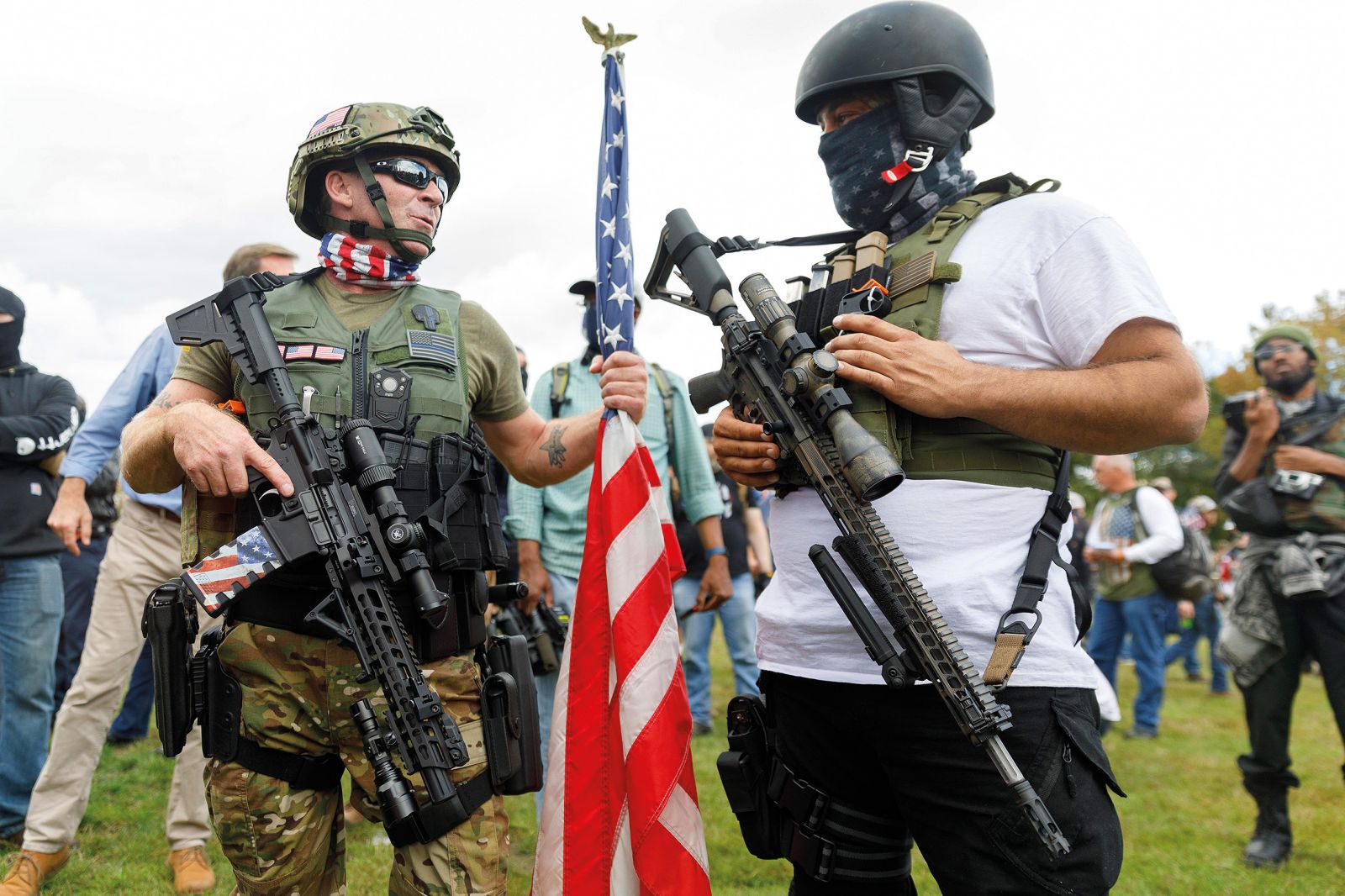 Proud Boys na shodu v Portlandu