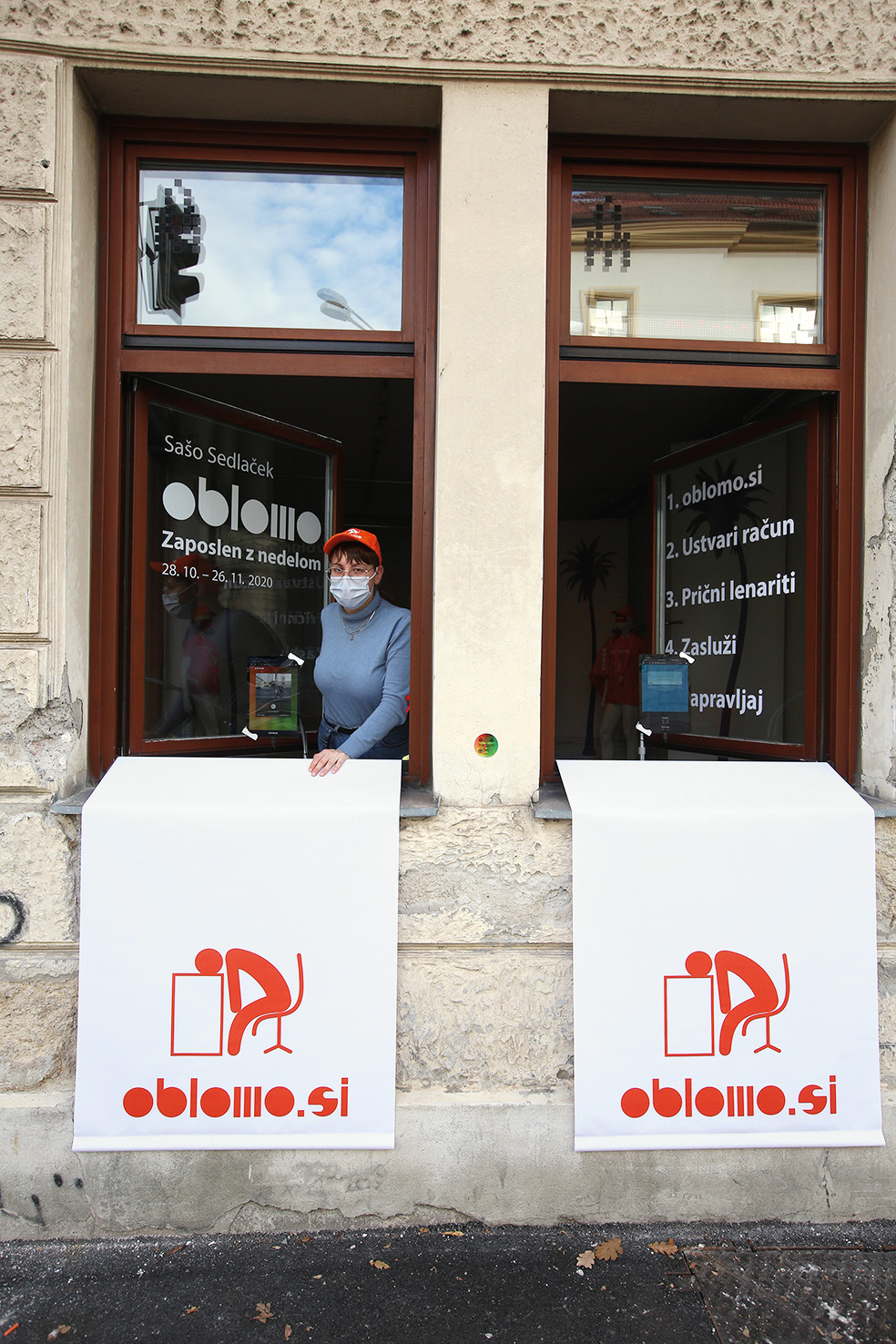 Sašo Sedlaček, Oblomo: Zaposlen z nedelom; Aksioma, LJ | Borut Krajnc