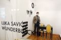 Luka Savić: Wunderblock II, Galerijsko okno, Mala galerija Kos, pasaža Nebotičnika, LJ 