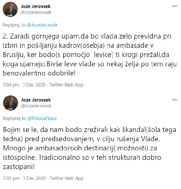 Jerovšek o levici, ki je na stalni preži