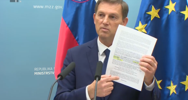 Cerar s svojim zmagovitim stavkom iz sporočila za javnost