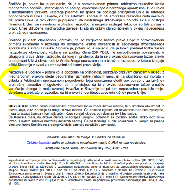 Stavek iz komunikeja, ki se ga je Cerar oklenil kot zadnje rešilne bilke