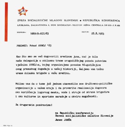Dokument iz leta 1983
