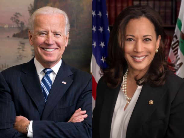 Joe Biden in Kamala Harris