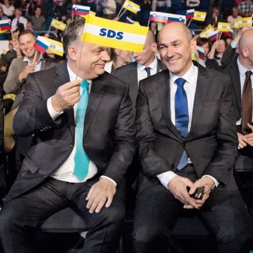 Viktor Orban in Janez Janša