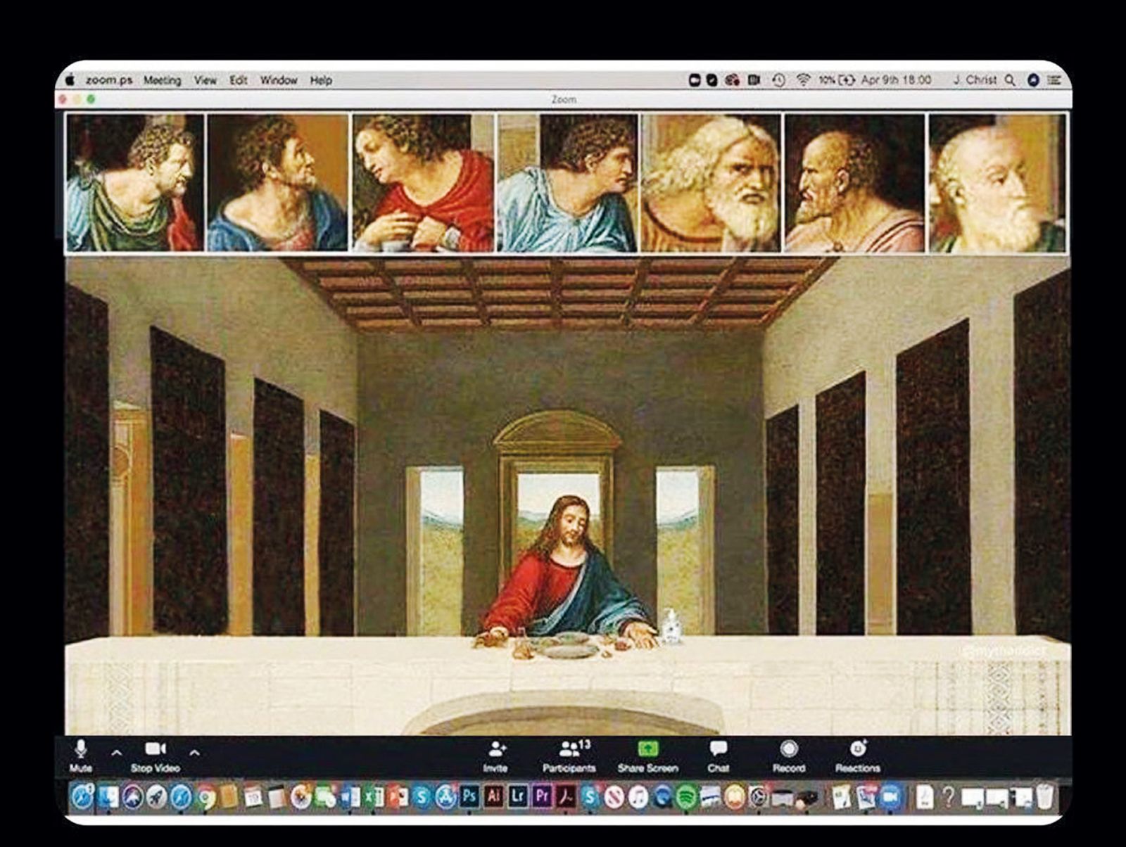 Zadnja večerja v letu 2020