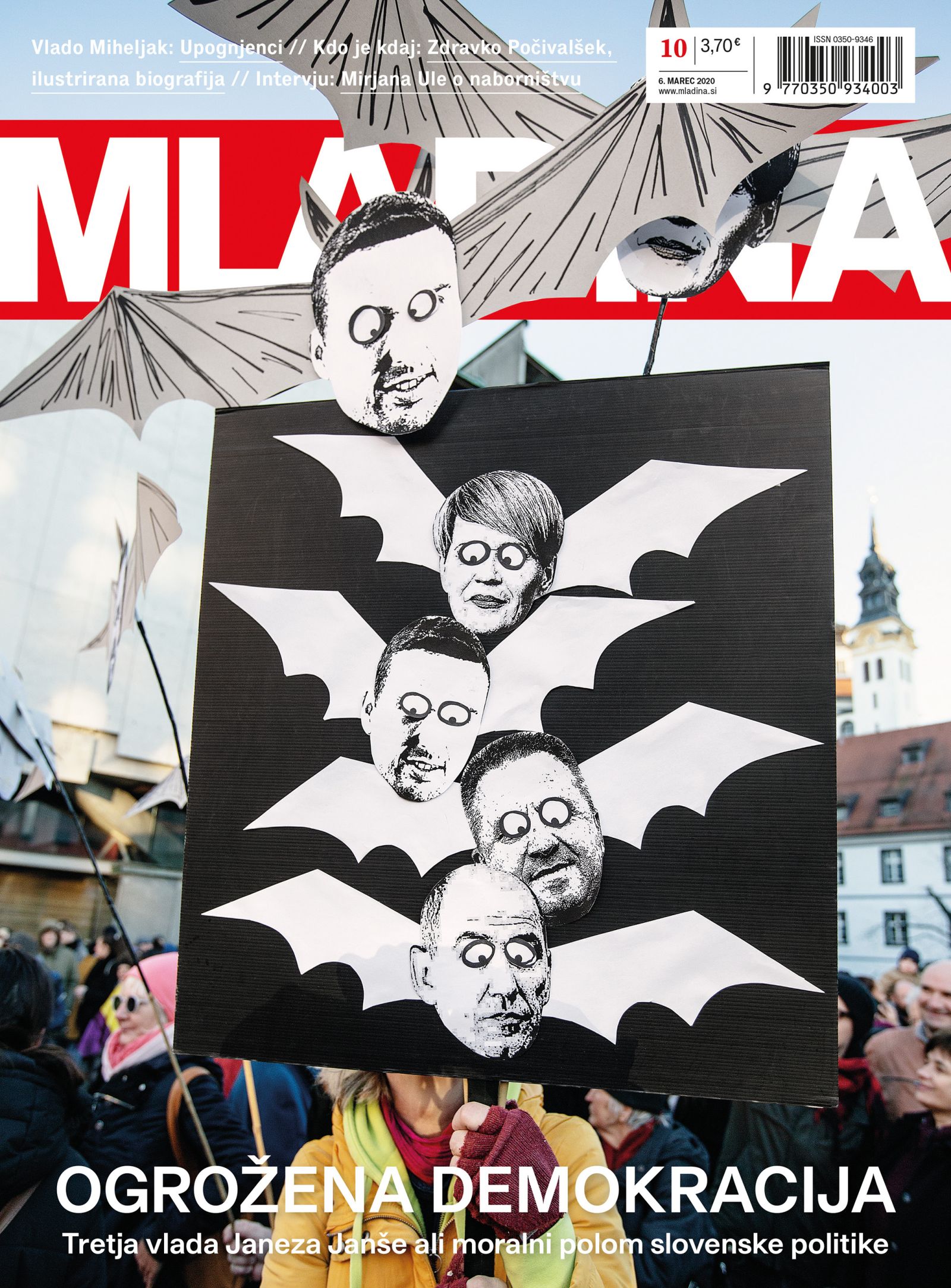 Lutke in drugi protestniški rekviziti, ki sta jih ustvarila Sanja Fidler in Brane Solce, so letos krasili tudi naslovnice tednika Mladina.