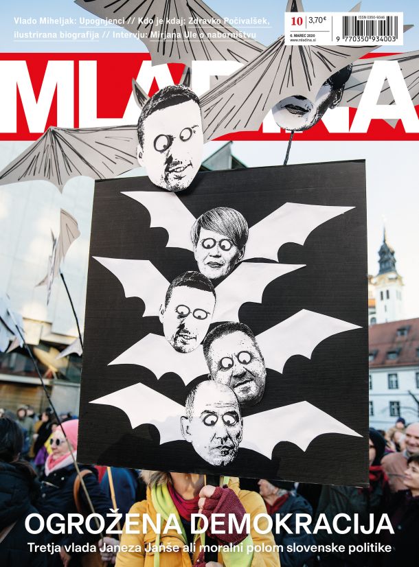 Lutke in drugi protestniški rekviziti, ki sta jih ustvarila Sanja Fidler in Brane Solce, so letos krasili tudi naslovnice tednika Mladina. 