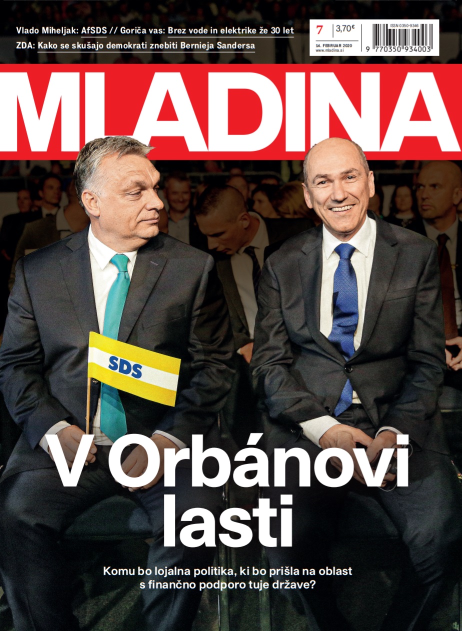 To je naslovnica jutrišnje Mladine