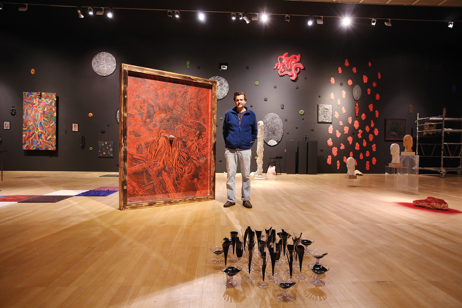 Introspektiva: V.S.S.D. (Veš slikar svoj dolg, 1985–1995) + Alen Ožbolt (dela 1995–2018); Moderna galerija, LJ | Borut Krajnc