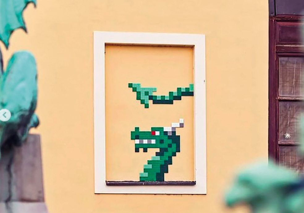 Invader: Zmajski most, Ljubljana