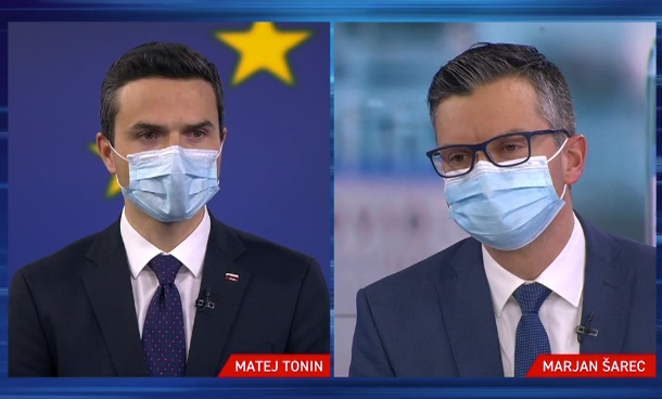 Matej Tonin VS. Marjan Šarec