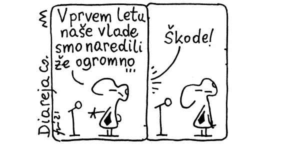 V prvem letu vlade smo naredili že ogromno ... škode!