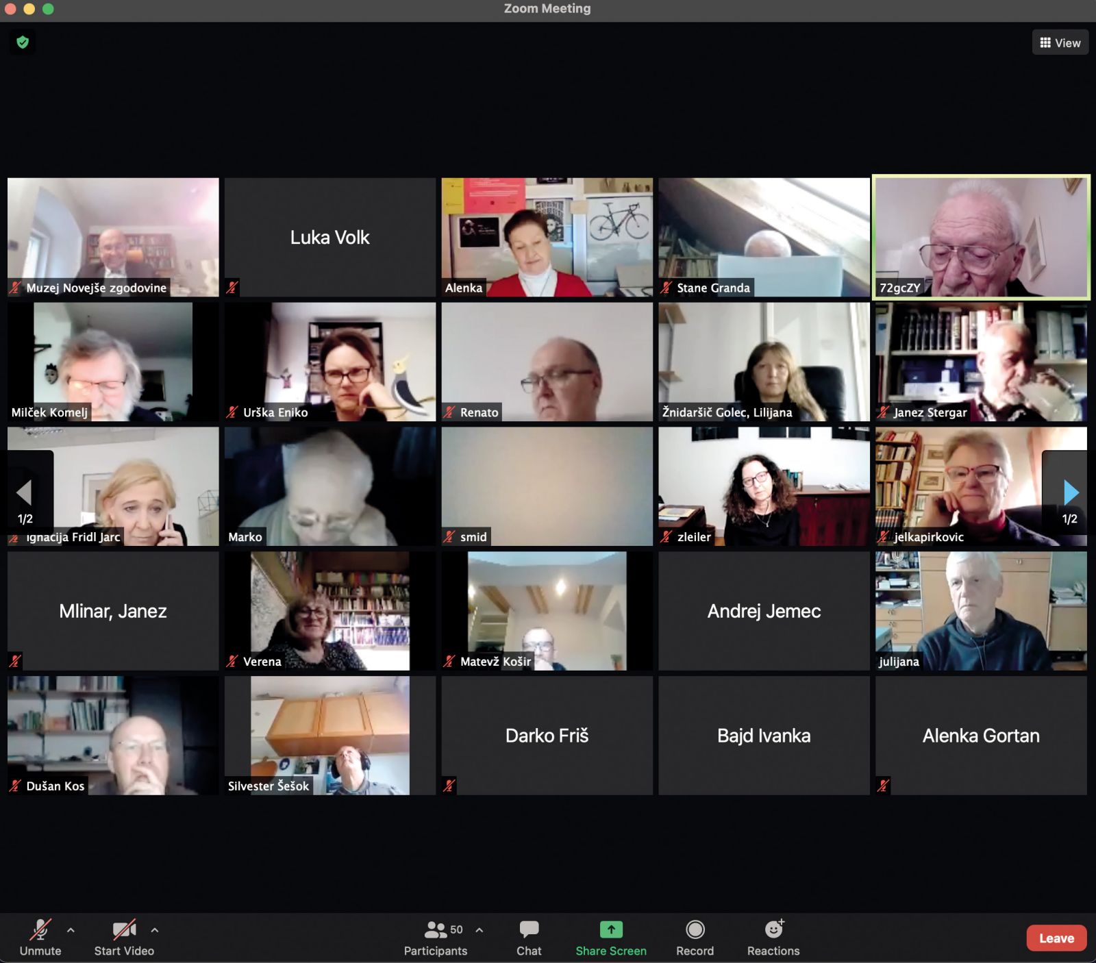 Slavilci ljubljenega ministra so ga častili brez njegove prisotnosti
