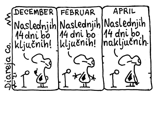 Naslednjih 14 dni bo (na)ključnih