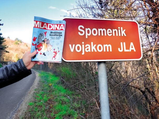 V spomin ponesrečenim vojakom pri gradnji ceste iz Solkana čez Grgar na Banjšice