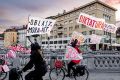 Eno leto petkovih protestov v Ljubljani 