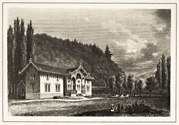 Tonska litografija, Rogaška Slatina leta 1880, nekdanje higiensko kopališče