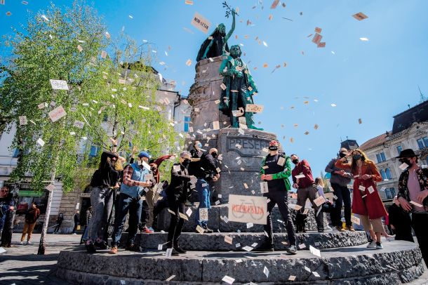 »Protestni besednjak«, non-letaki skupine SRAMOTA, LJ 