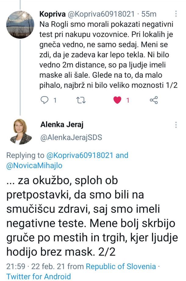 Lažni profil Alenke Jeraj