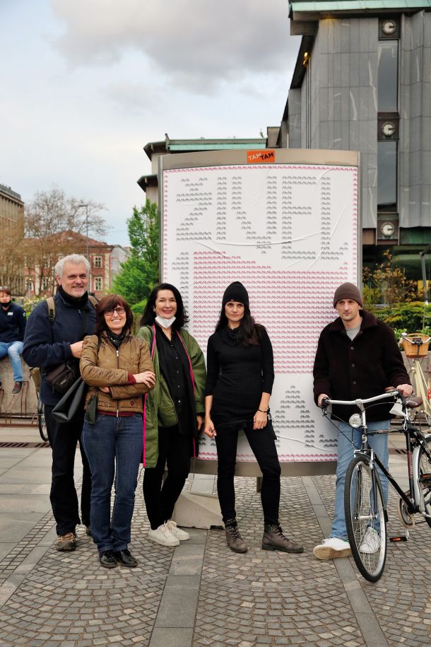 Božidar Flajšman, Sonja Bezenšek, Zdenka Badovinac, Bara Kolenc in Marko Jenko; kolesarski protest, Protestna ljudska skupščina, TR, LJ 