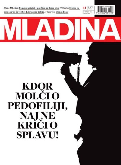 Naslovnica Mladine iz leta 2018