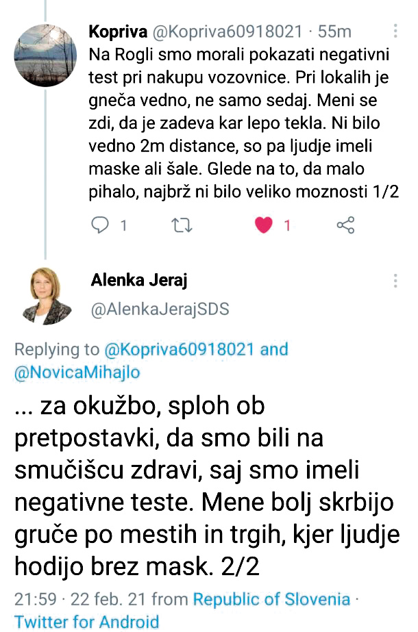 S »ponesrečenim« spodrsljajem pri uporabi socialnih omrežij se je poslanka s psevdonimom Kopriva – ironično pravzaprav – nepričakovano opekla.