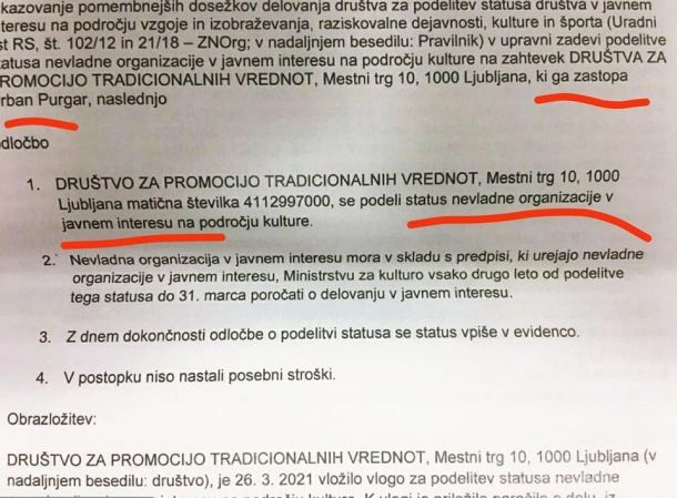 Proti-kulturni minister je podelil status javnega interesa društvu, ki ga vodi znani neonacist.