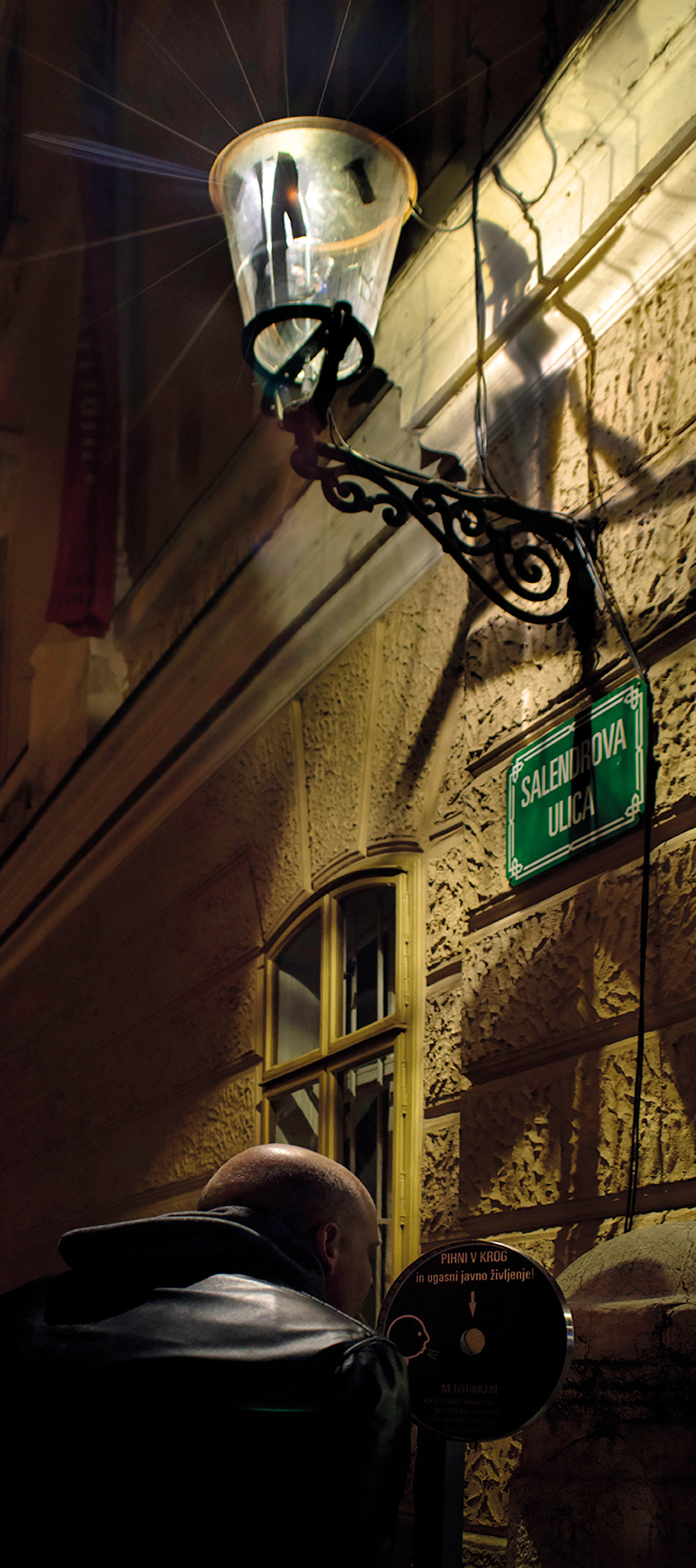 Janez Grošelj: Zajezeni, Svetlobna gverila 21, Gosposka ulica, LJ | DK