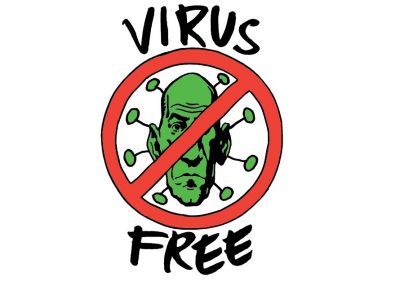 VIRUS FREE (motiv na novi Mladinini majici)