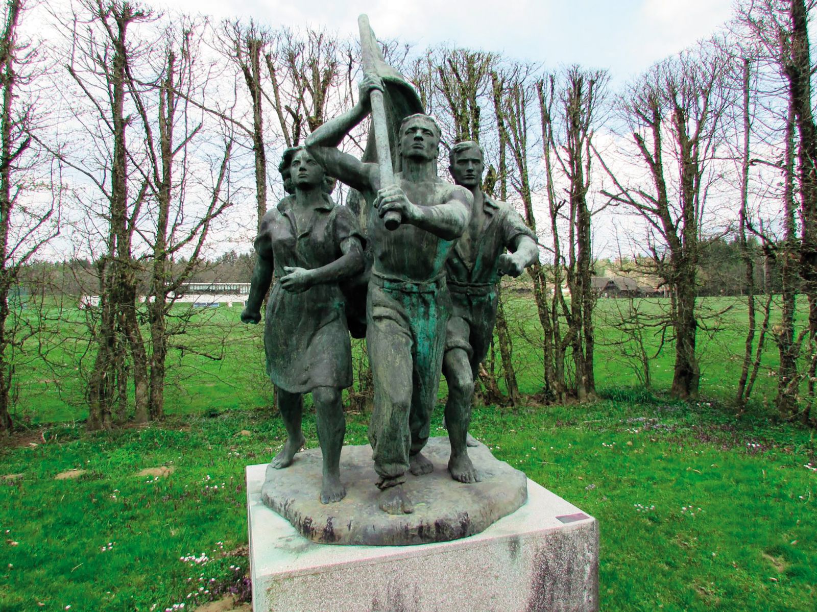 Tudi tega ni več: Boris Kalin, Na čelu brigade (1947) (fotografirano aprila 2021)