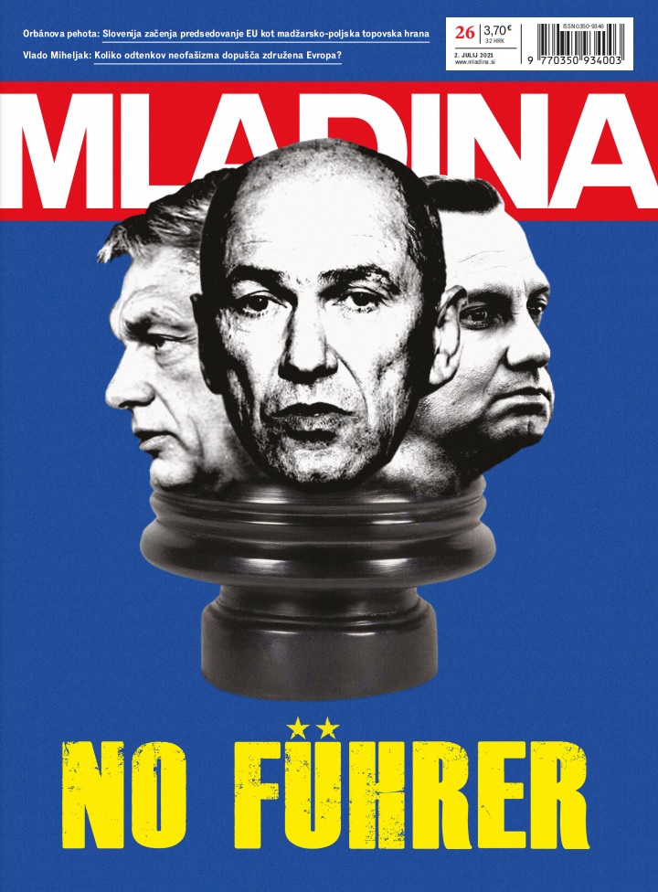 Naslovnica jutrišnje Mladine: NO FÜHRER