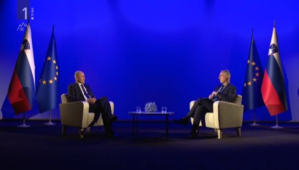 Intervju s predsednikom vlade na TV Slovenija