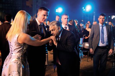 Gospa Zorčič in Viktor Orbán