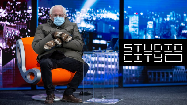 Bernie Sanders v Studiu City