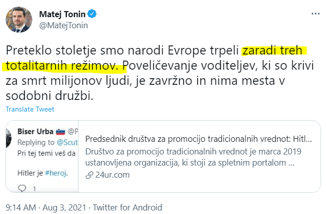 Toninov tvit