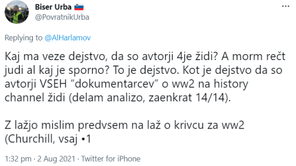 Purgar o judovski zaroti na History Channel