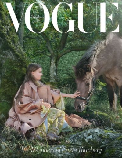 Naslovnica avgustovske številke skandinavske različice revije Vogue