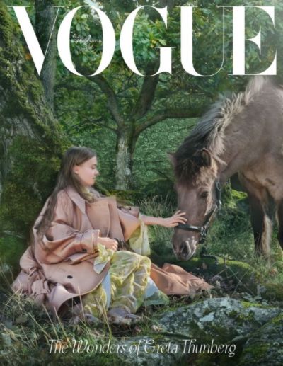 Naslovnica avgustovske številke skandinavske različice revije Vogue