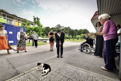 Med obiskom doma za starejše občane na Bokalcah