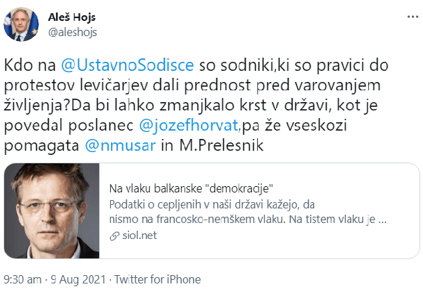 Sodniki kot krivci za pomanjkanje krst v državi