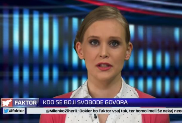 Norma Brščić kot voditeljica oddaje Faktor