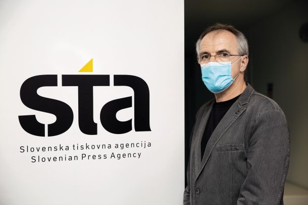 Direktor Slovenske tiskovne agencije (STA) Bojan Veselinovič