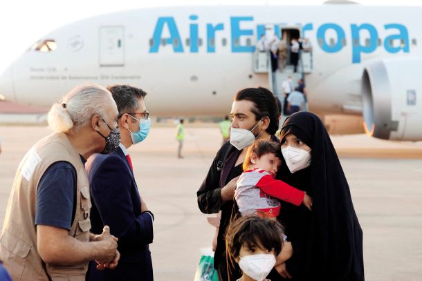 Sprejem afganistanskih beguncev v Španiji 