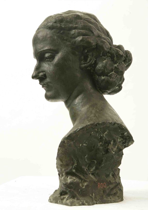 Ivan Meštrović, Portret gospođe P. (Ada Pavičić?), bron, 1935, Nacionalni muzej moderne umetnosti, Zagreb