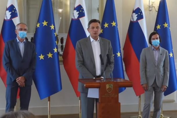VIDEO: Veselinovič, Urbanija in Pahor po pogovoru