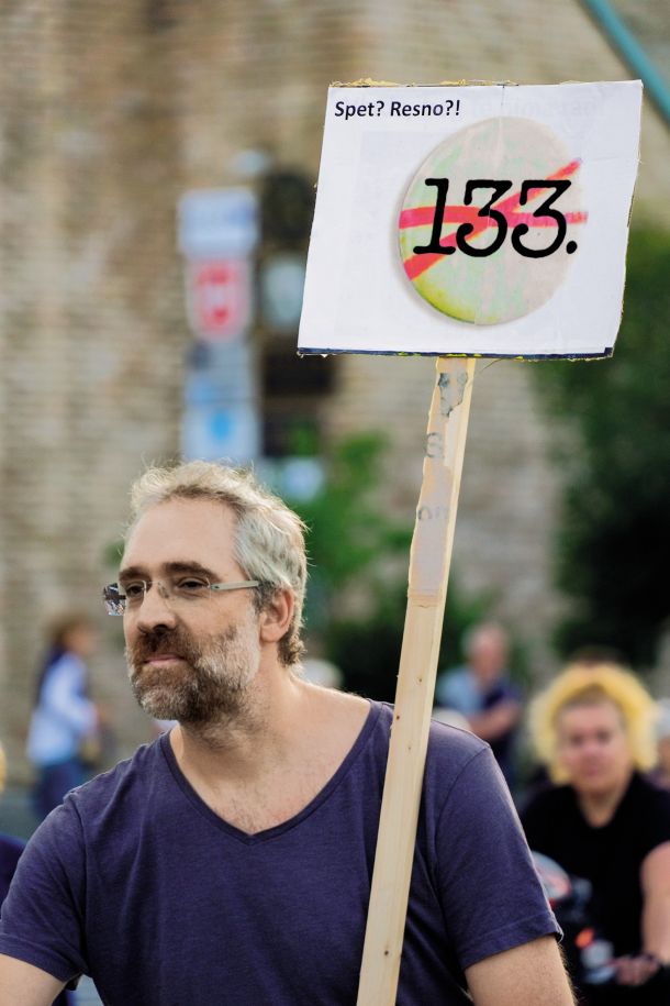 Petkov protest Stop fašizmu in neonacizmu, za vladavino prava! LJ