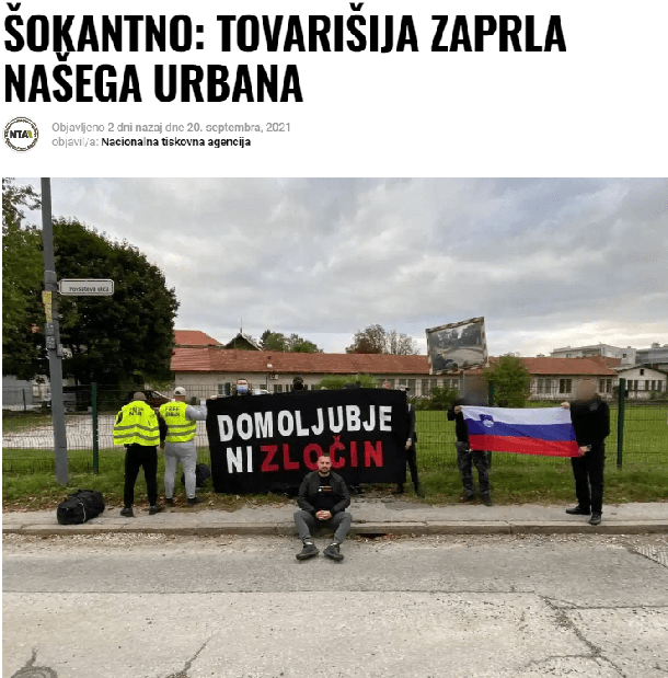 Objava na blogu NTA, spletnem domovanju rumenih jopičev