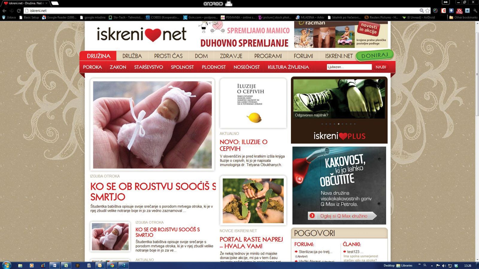 Eno izmed poslanstev zavoda Iskreni je opozarjanje na škodljivost cepljenja